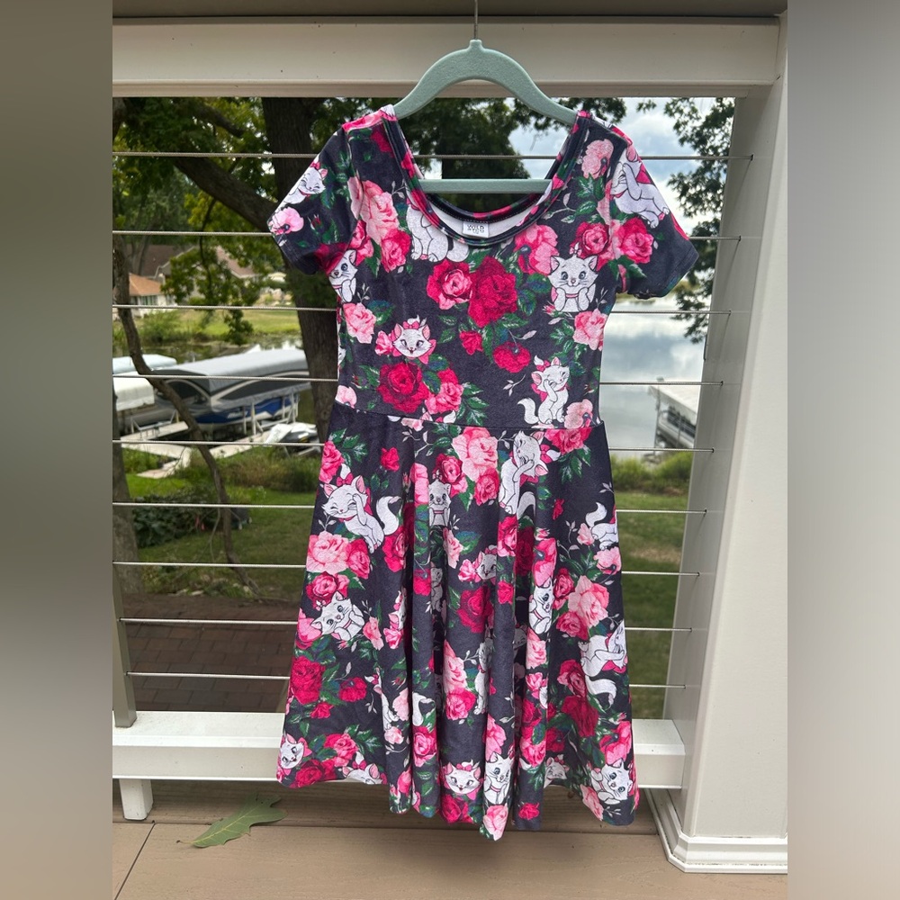 Wild Rich Kids Velvet Marie Twirl dress